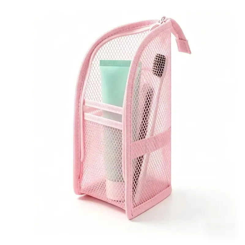 EVA Mesh Cosmetic Bag for Travel Makeup Organizer