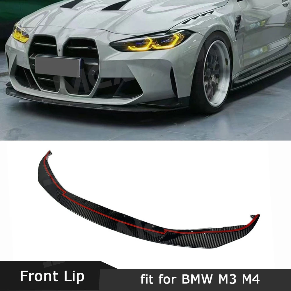 

Dry Carbon Fiber Front Lip For BMW G80 M3 G82 G83 M4 2021-2024 Car Front Chin Spoiler Car Styling Body Kits