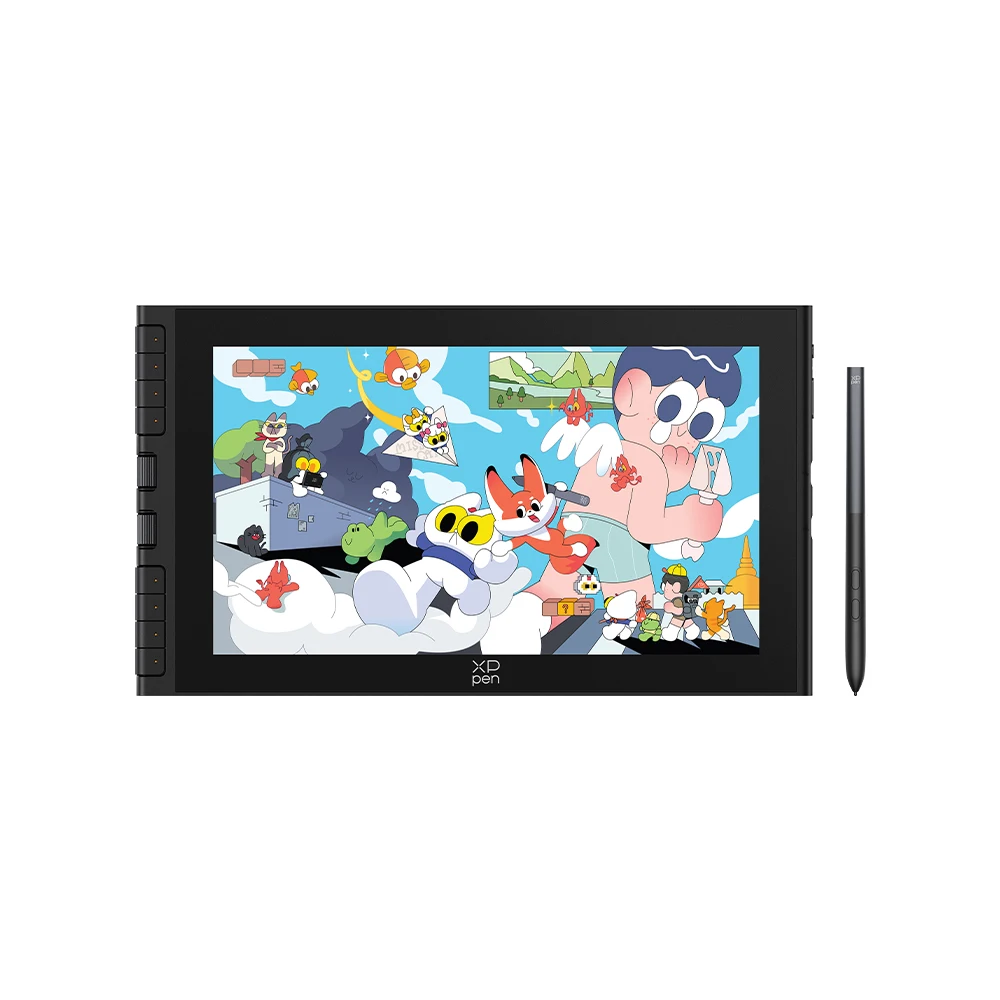 XPPen Artist 12 3rd 11,9-calowy monitor graficzny z rysikiem X4 Smart Stylus, 2 pokrętłami, 8 przyciskami, składaną podstawką do rysowania, projektowania, idealny na prezent dla dzieci. — zdjęcie 2