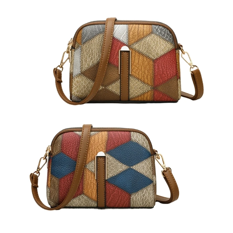 Bolso de hombro de PU a la moda para mujer, bolso cruzado versátil, bolso de compras, viaje, trabajo, uso diario, elegante