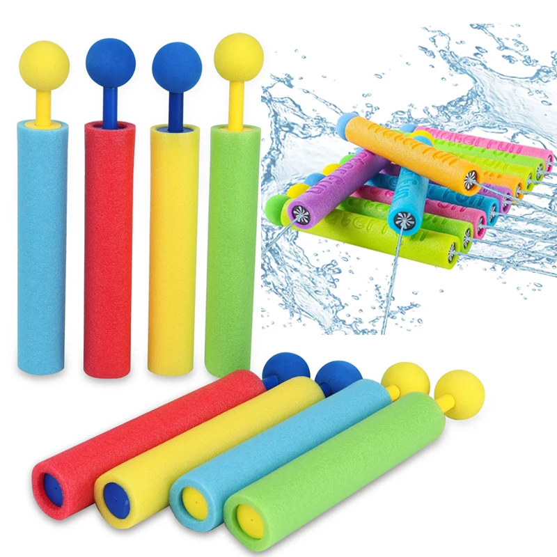 2/5/10pcs EVA Foam Water Gun Toys Water Squirter Soaker Blaster Outdoor Summer Water Play Swimming Pool Beach Games Toys