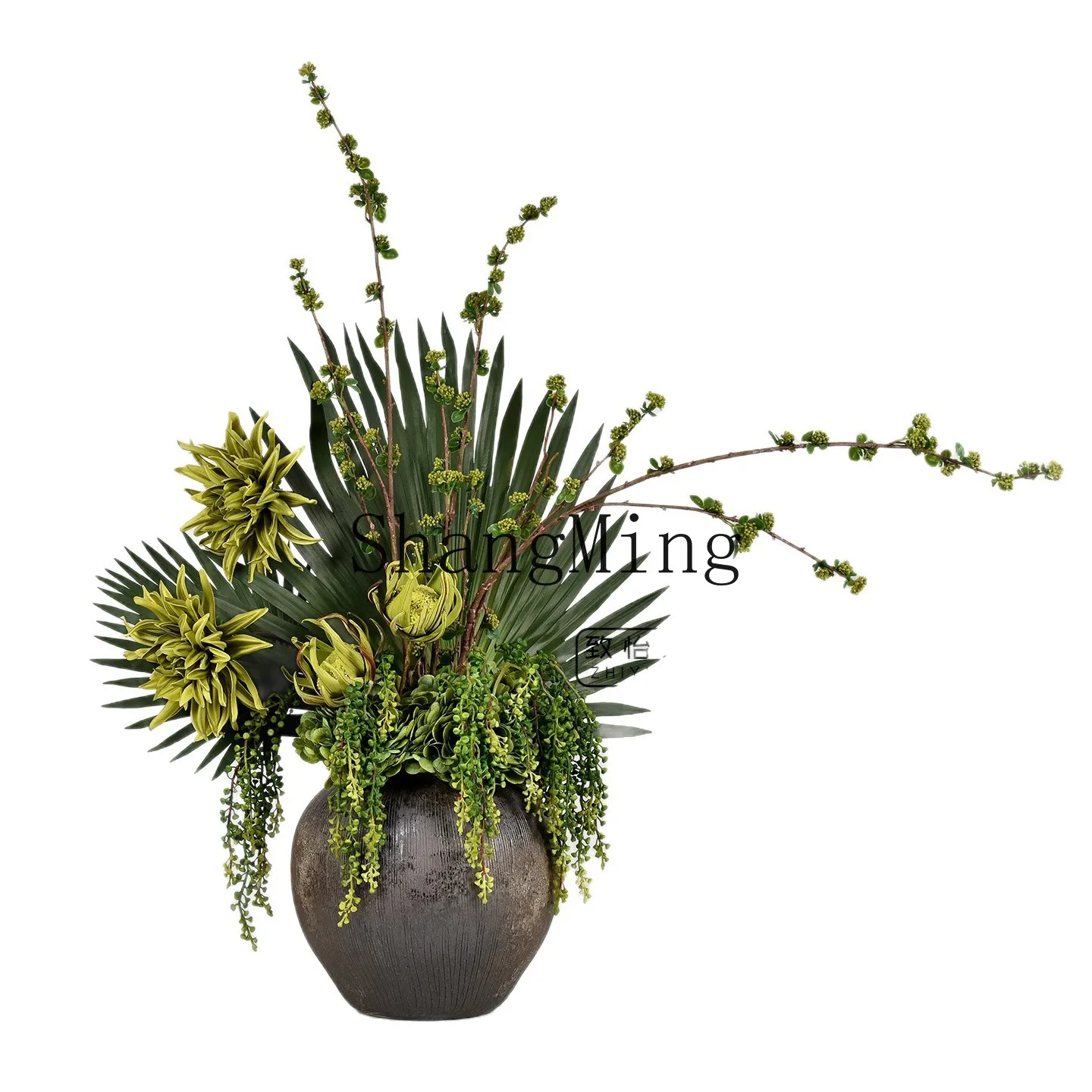 

Modern simple simulation flower art combination flower arrangement high-end niche cafe homestay store ornament