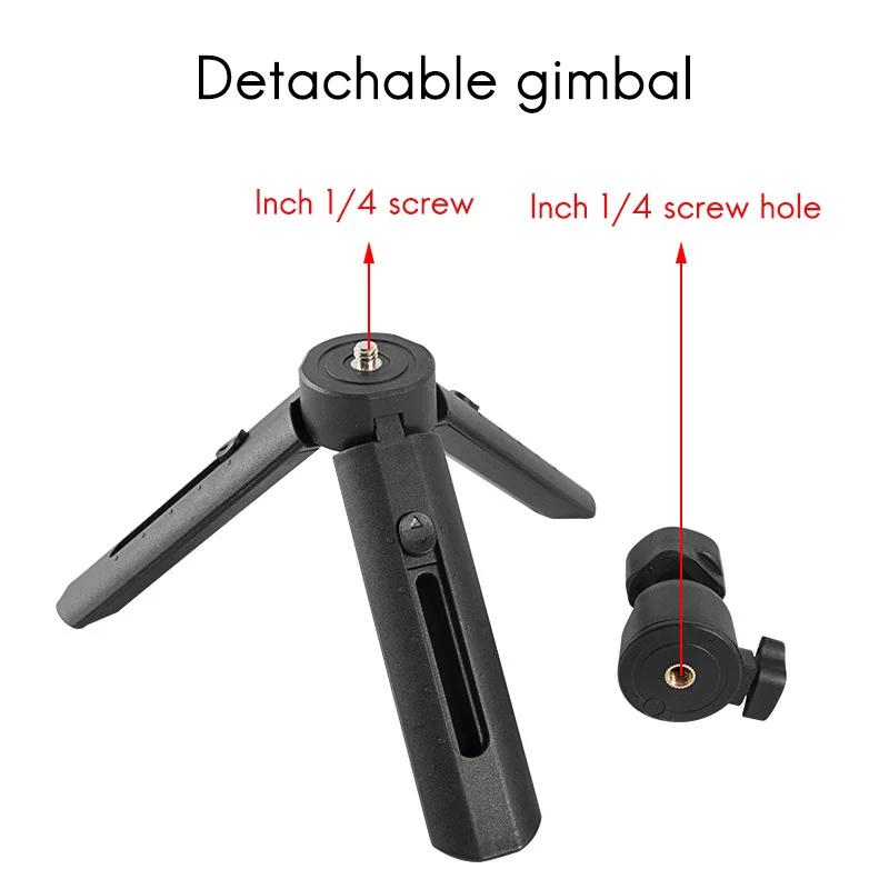 DSLR SLR Phone Vlog Tripod Cold Shoe Phone Mount Holder For Microphone Mini Tripod For DSLR Camera