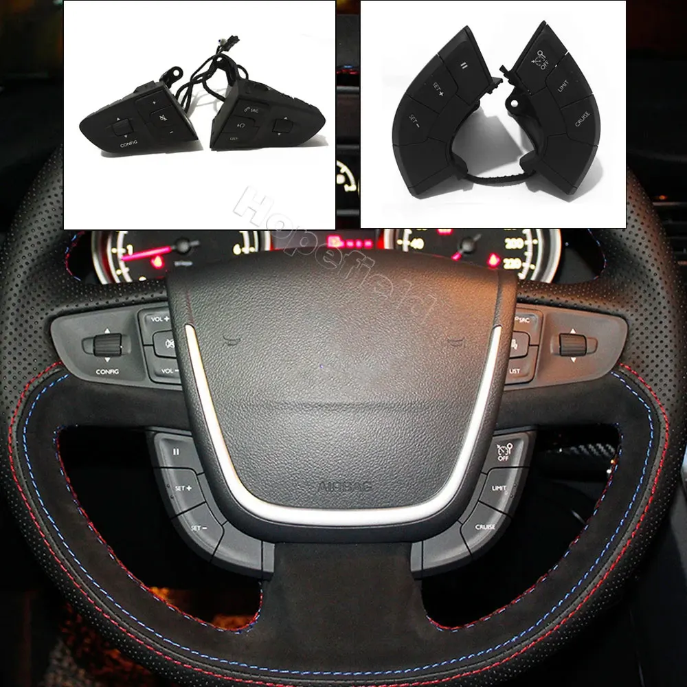 

Автомобильный круиз-контроль, переключатель скорости на руле, аудиосистема громкости, кнопка телефона для Peugeot 508 408, аксессуары Citroen C4 C5