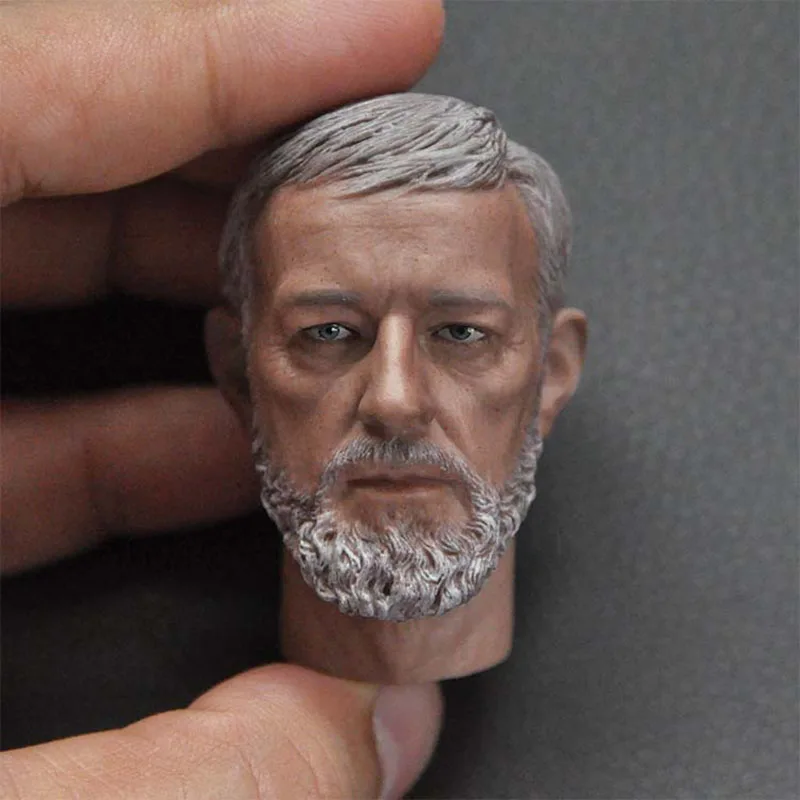 1/6 Obi- Wan Kenobi Head Sculpt Alec Guinness Head Carving For 12