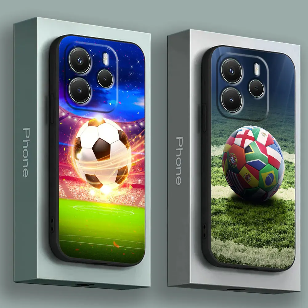 

Football Field Soccer Ball Phone Case for Xiaomi Redmi 14C 12C 10C 13C 4G Redmi Note 14 13 12 11 10 Pro Plus 5G 12S 11S 9S Cover