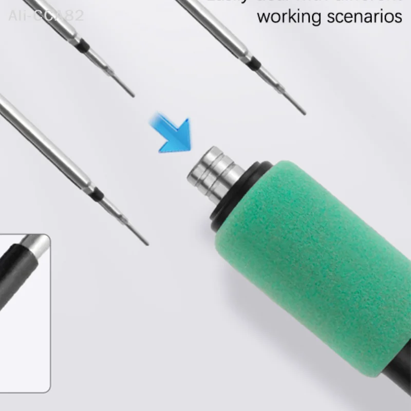 

SHIDWJ USB Soldering Iron with Heat Adjustment Features; Perfect for Welding and Repair Work; Soldering Wire and Tip Included
