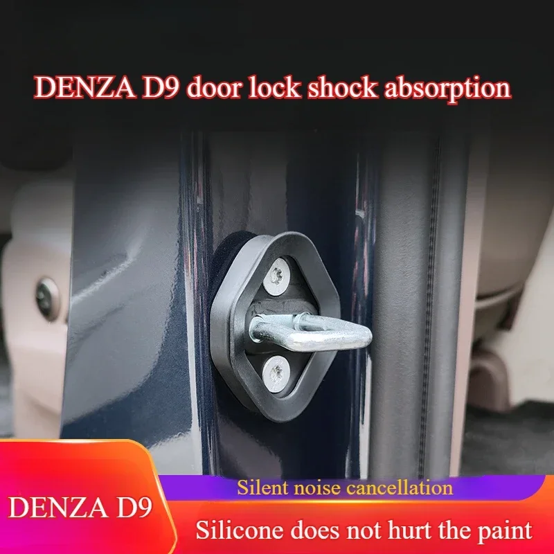 For DENZA D9 automatic door lock cover, car special products, car upgrades, and decoration accessories