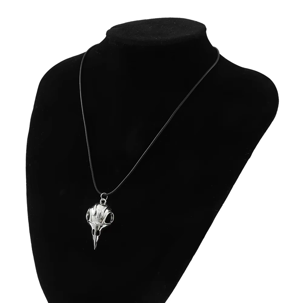 Colgante de estilo gótico Retro, collar de cuervo Bellatrix Raven Lestrange, estilo Punk de película para collar, accesorios, regalos