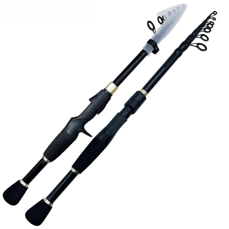 1.6-2.4m  Fishing Rods Telescopic Ultralight Weight Spinning Casting Carbon Pole Fishing Accessories Lure Weight