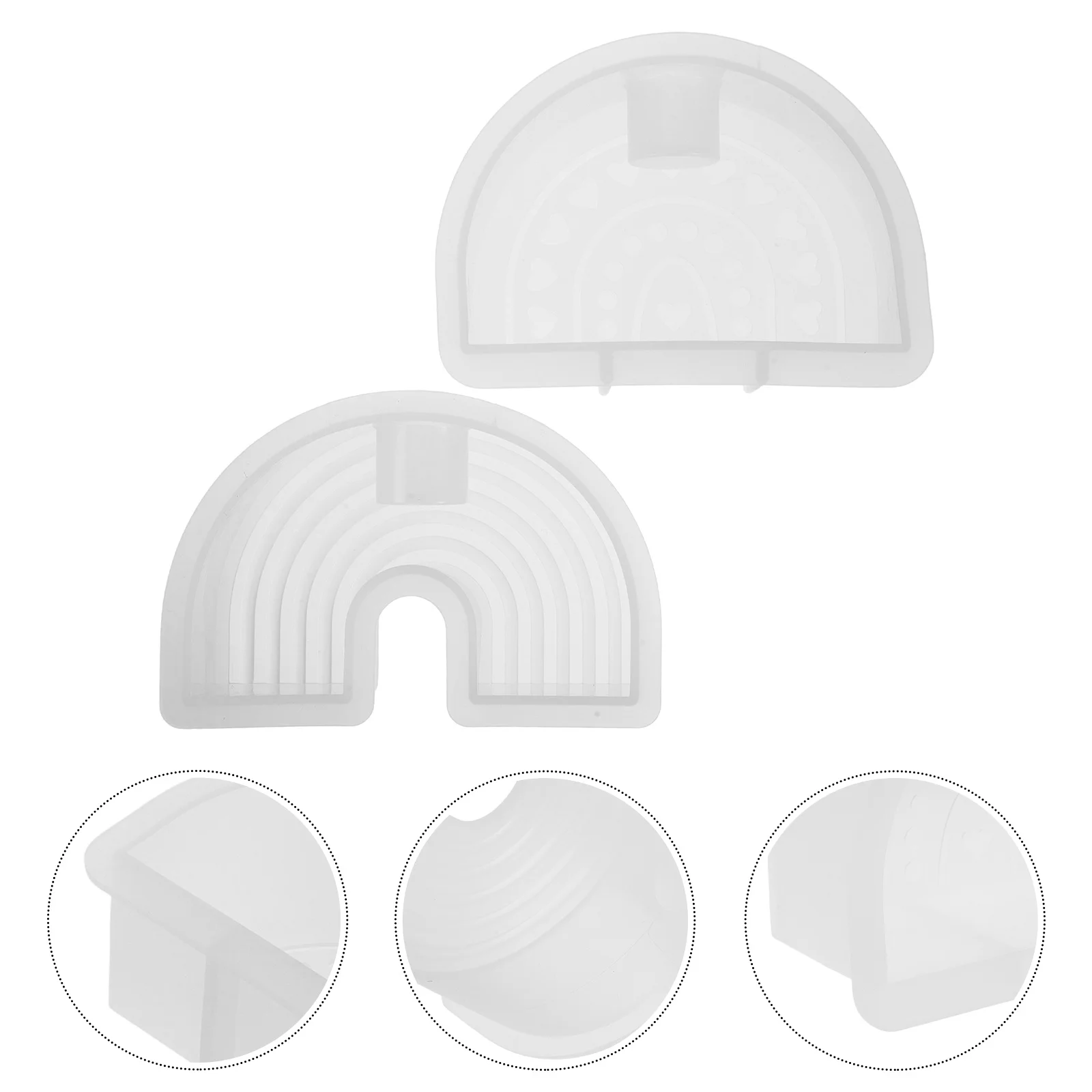

2Pcs Arch Holder Silicone Mold Durable Flexible Reusable for DIY Party Wedding Decor