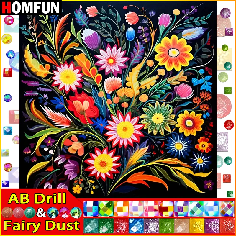 HOMFUN Fairy Dust AB Diamond Painting 