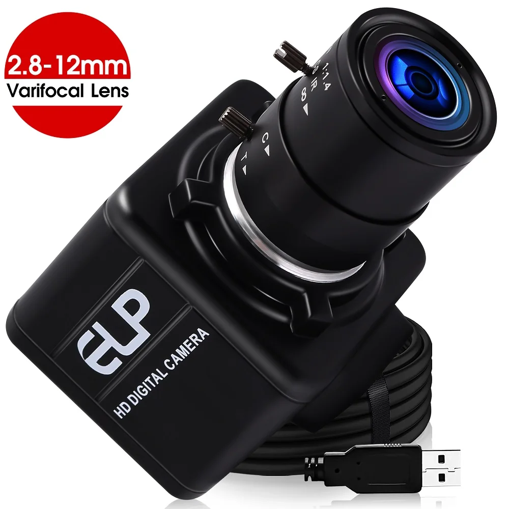 ELP-USB Webカメラドライバー、8メガピクセル4倍光学HDズーム、2.8
