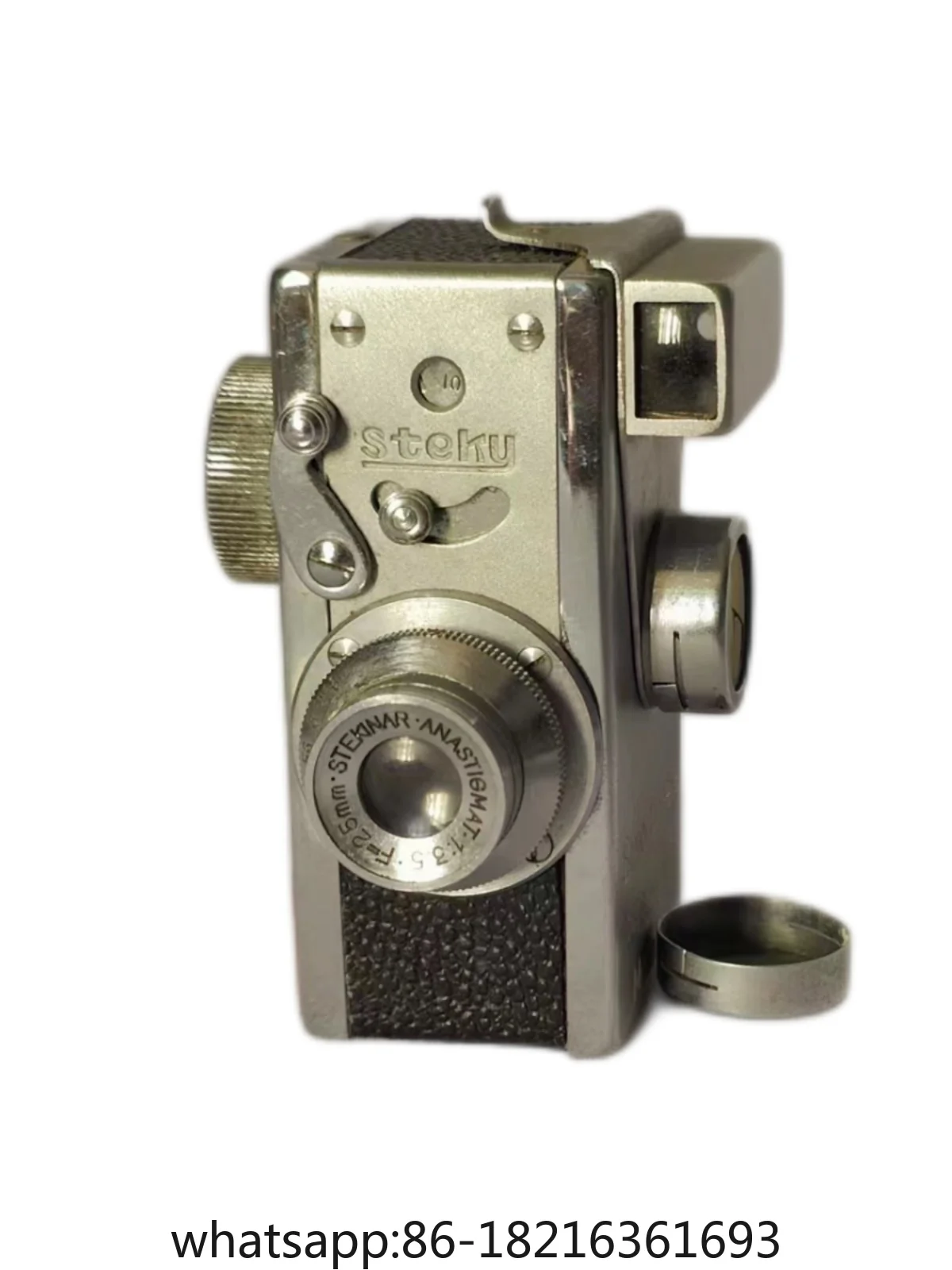 

Antique 1940 miniature vintage mini steky ultra small spy camera mechanical film