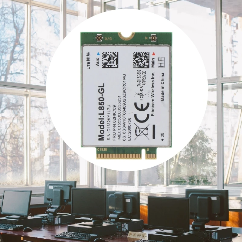Fibocom 무선 카드 네트워크 어댑터, L850-GL WWAN 4G. 씽크패드 X1