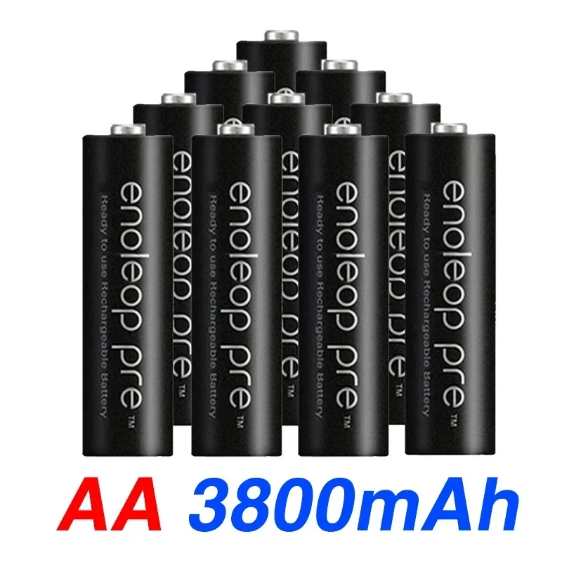 enel0op battery primary aa battery Pro AA 3800 MAH 1.2 V NI-MH flashlight toy preheated rechargeable battery