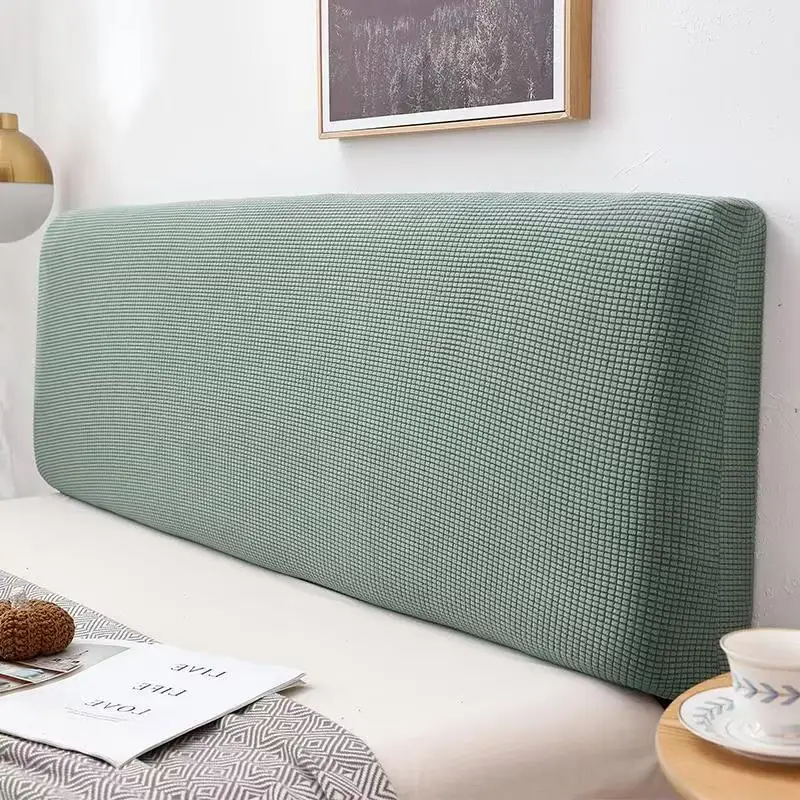 Headboard Cover All-Inclusive Soft Cover Simple Modern Nordic Backrest Cover Dustproof Universal Wooden Bed Protective Cover Uni