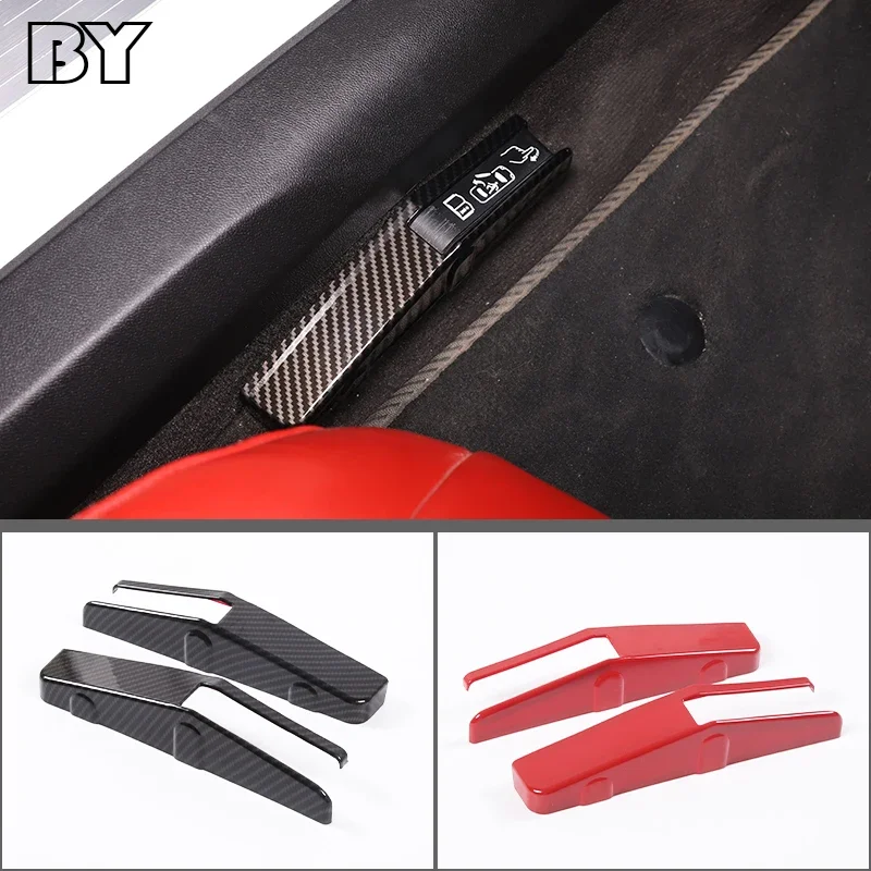 

ABS Car Door Mechanical Switch Decorative Sticker For Corvette C8 Stingray Z51 Z06 2020-2023 Auto Interior Accessory