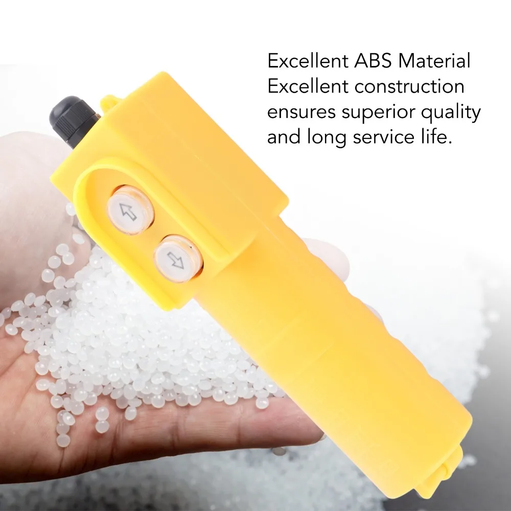 COB-61DR Crane Push Button Switch 220V 50uF Electric Hoist Switch Direct Operation High Powe Up Down Hoist Push Button