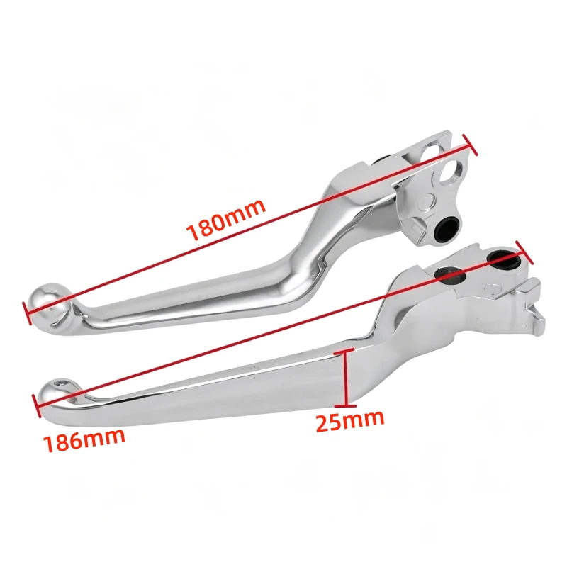 Chrome Brake Clutch Levers Hand Control for Harley Sportster XL Dyna Softail Fatboy Touring FLTRX FLHX Motorcycle Accessories