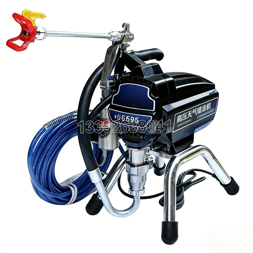 Model 595 Airless Painting Machine 2600W 2.6L Professional Airless Spray Machine Piston Pump For Coating, Paint and Latex Paint
