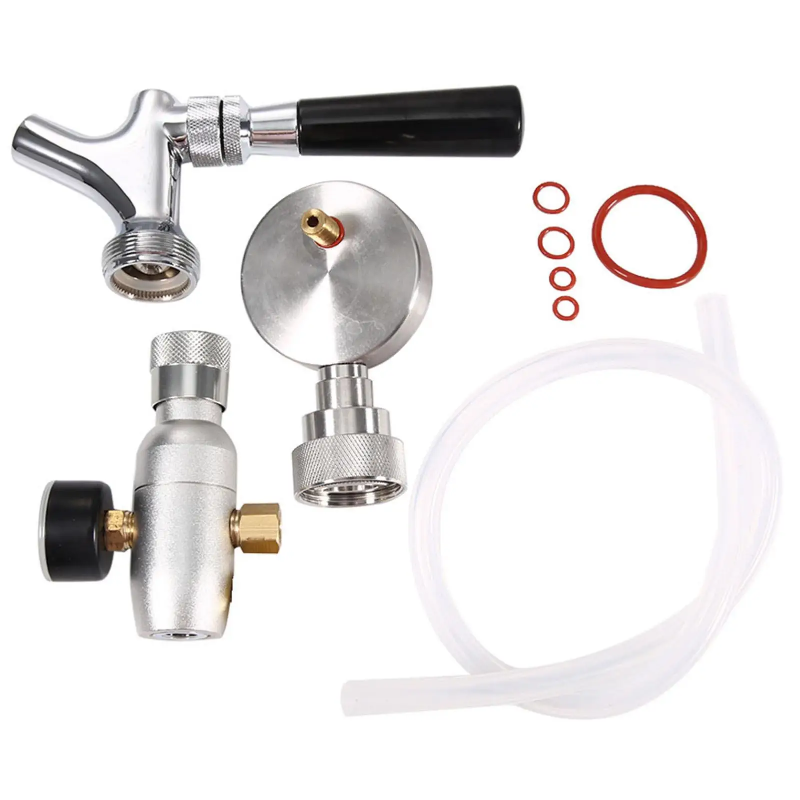 

Stainless Steel Beer Tap Faucet Dispenser for 2l /3.6L/4L Mini Kegs & Growlers - Homebrew Brewing Accessory