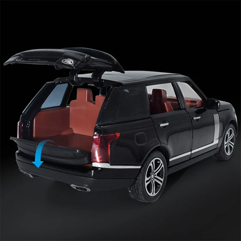 รถแลนด์โรเวอร์แลนด์โรเวอร์1:32ของเล่นโลหะโมเดลรถยนต์รถออฟโรดจำลองของขวัญของสะสม