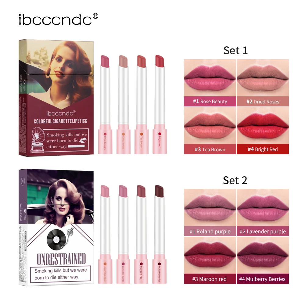 lipstick that looks like cigarettes Lipstick That Look Like Cigarettes: Real-World Review of the 4-Color Matte Cigarette  Lip Gloss