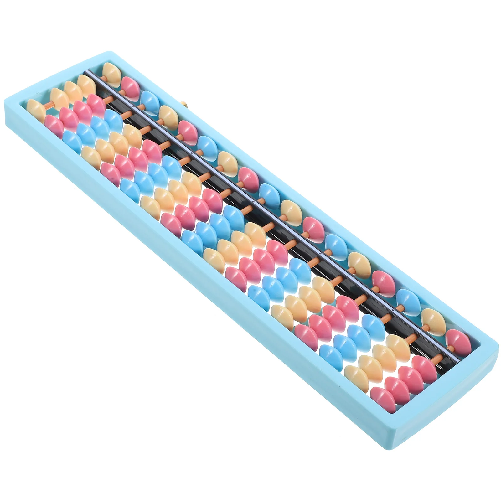 17 Column Abacus 17 Rod Chinese Counting Tools Sky ABS Child Math Bead Counter Vintage Style Educational Toy Kids Learning