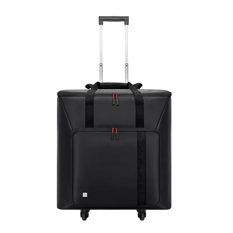 Desktop Computer Monitor Storage Bag, Computer Suitcase with Wheels, 24 \