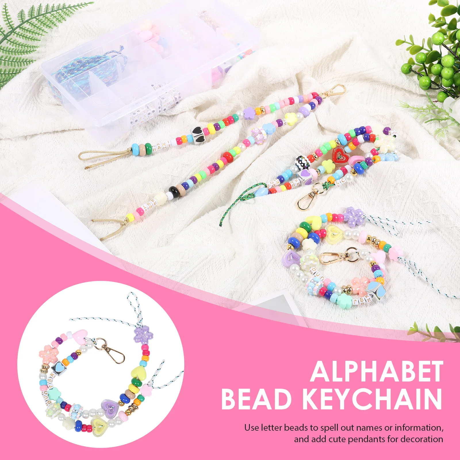 421PCS Beaded Keychain Making - огляд і ціна Embellishment Crafts