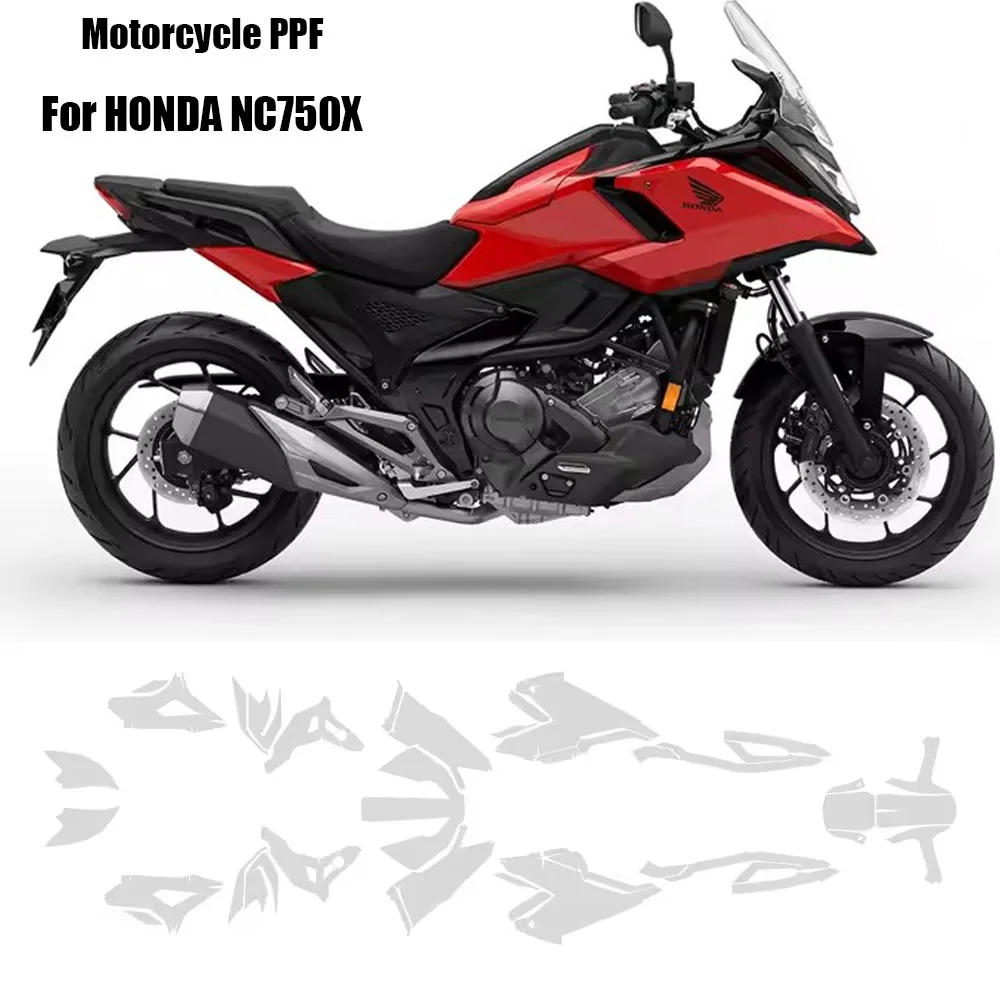 

Пленка для защиты лакокрасочного покрытия NC750X TPU PPF, УФ-стойкая, с высоким глянцем, 2025, для HONDA NC750X, самовосстанавливающаяся, полностью защищающая от царапин, для мотоциклов