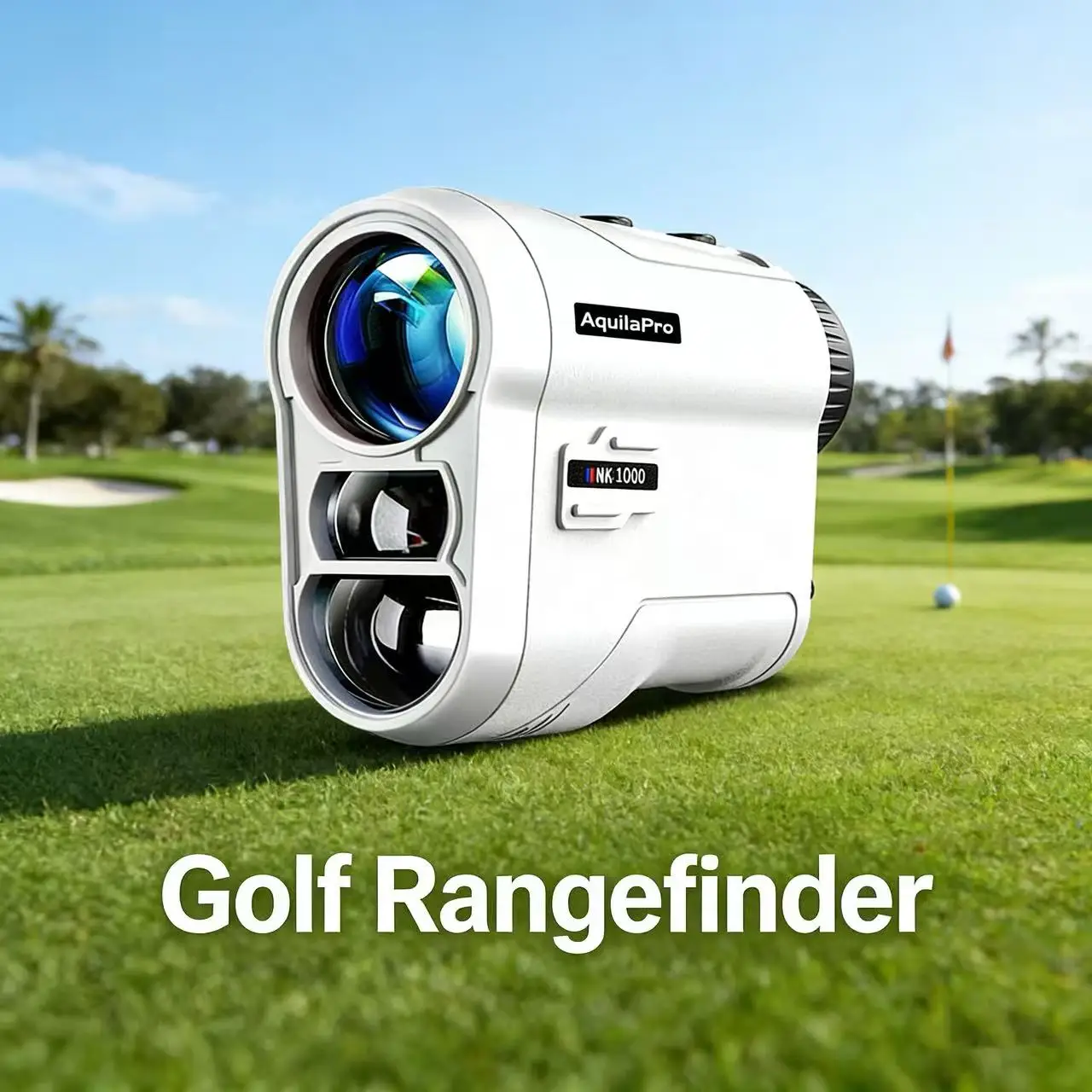 

Легкий гольф-дальномер с функцией коррекции уклона, фиксацией флага, вибрацией и зарядкой Type-C для турниров, разрешенный для использования в гольфе