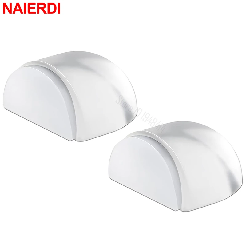 

NAIERDI 2 шт. прозрачный дверной стопор самоклеящийся пластиковый дверной стопор для защиты стен дверной буфер дверной держатель фурнитура