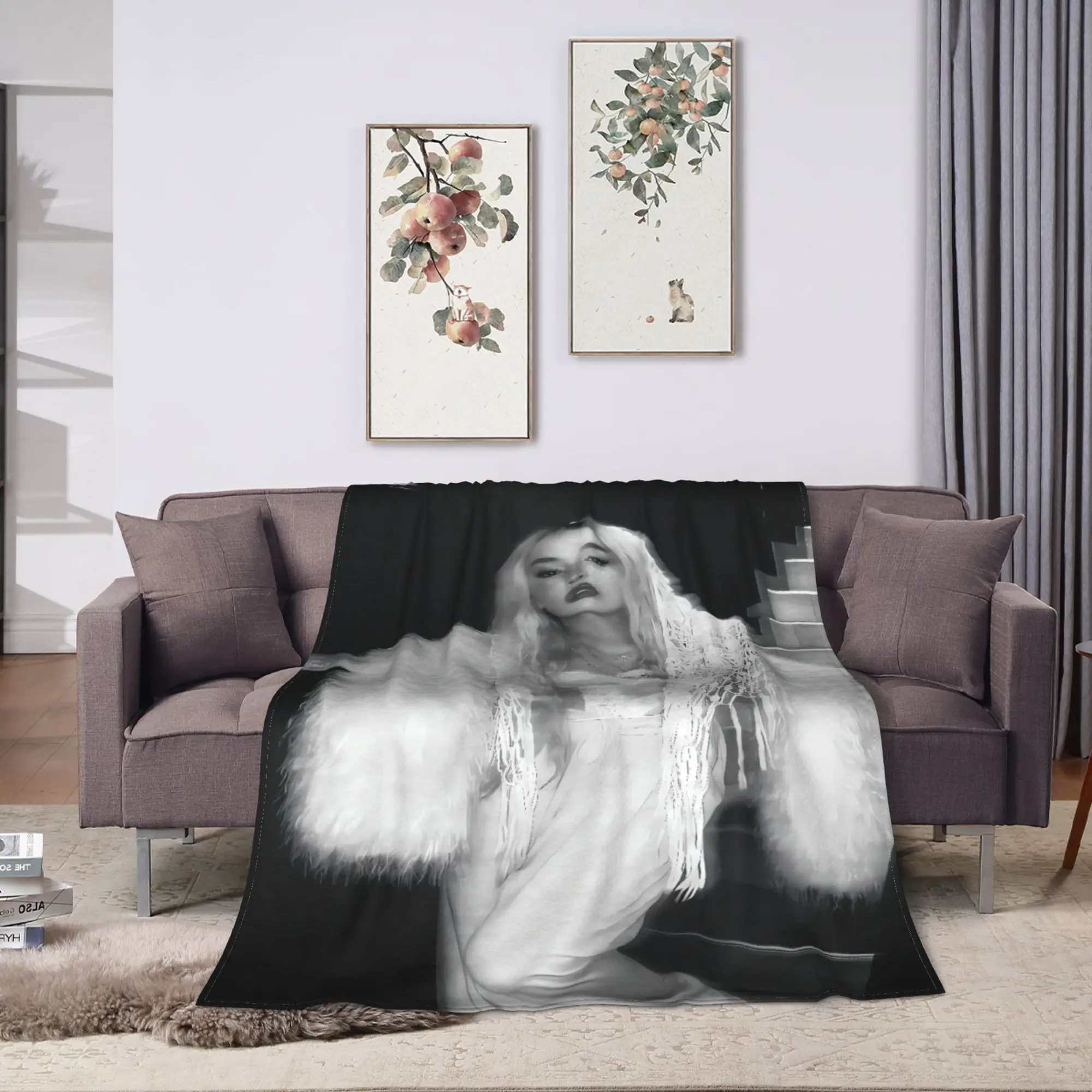 Lolas Indigos 2025 جولة لينة بطانية دافئة الاطفال أفخم الفراش يلقي الجمالية في الهواء الطلق الفانيلا المفرش أريكة غطاء سرير