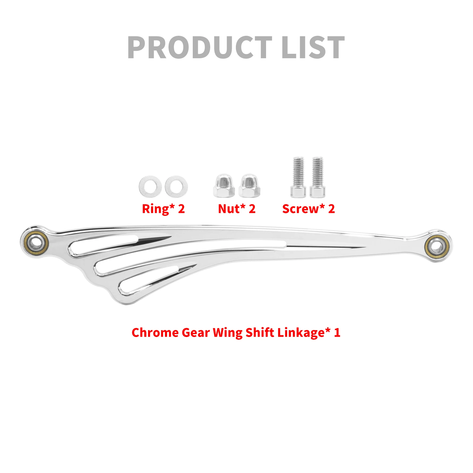 Motorrad 330mm Schaltgestänge Aluminium Hebel Für Harley Touring Road King Glide FLHT FLHX Softail Fat Boy FLHC 1986-2024