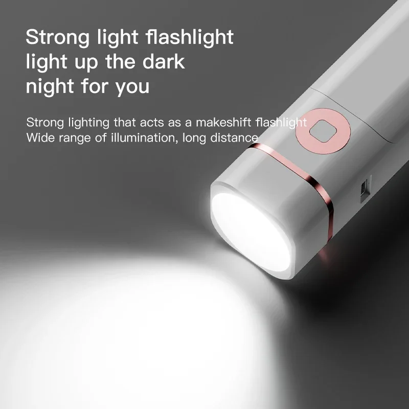 Multifunctional 4-in-1 LED Desk Lamps Rechargeable Detachable Flashlight Table Lamp Touch Dimmable Phone Holder Reading Light