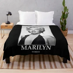 Marilyn Monroe - BW - D14 Throw Blanket Blanket For Sofa Beautiful Blankets Decorative Bed Blankets Baby Blanket