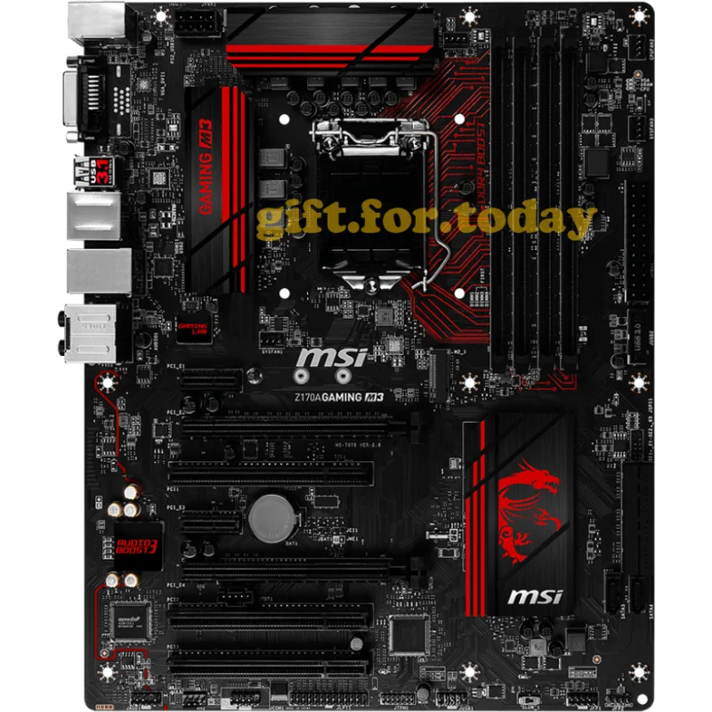 FOR MSI Z170A GAMING M3 Intel Z170 LGA 1151 Motherboard DDR4 DIMM USB3.1 DVI ATX