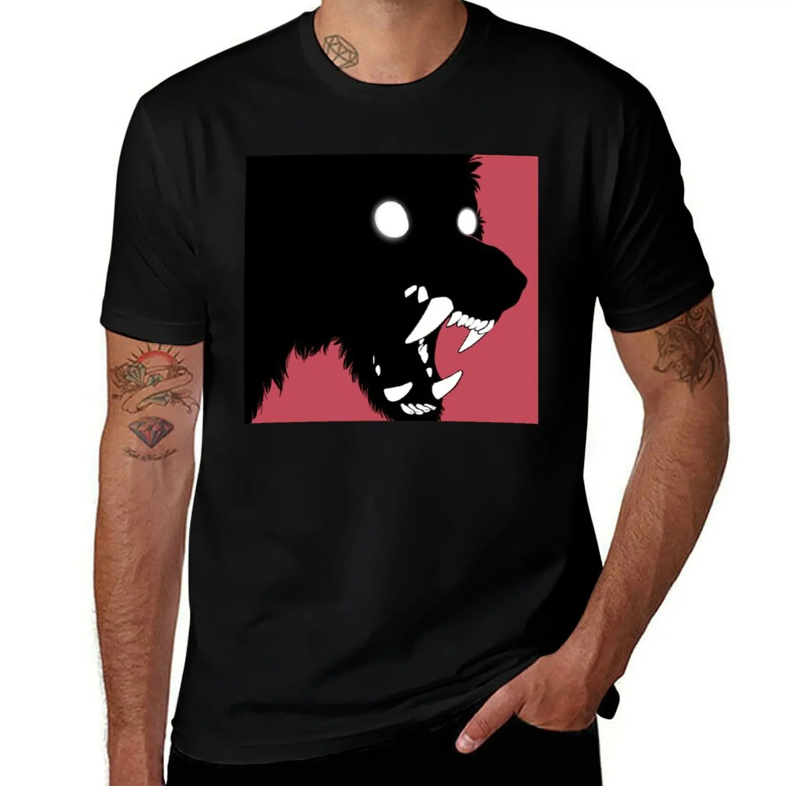 

Black Shuck T-Shirt cotton tshirt 100% t shirts for man graphic tees