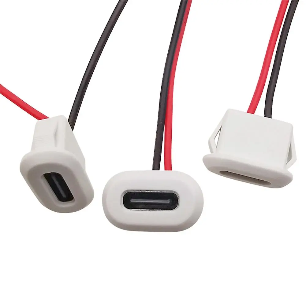 Accessories High Current Plug Socket USB-C Charger Type-C Connector Card Buckle Female Socket