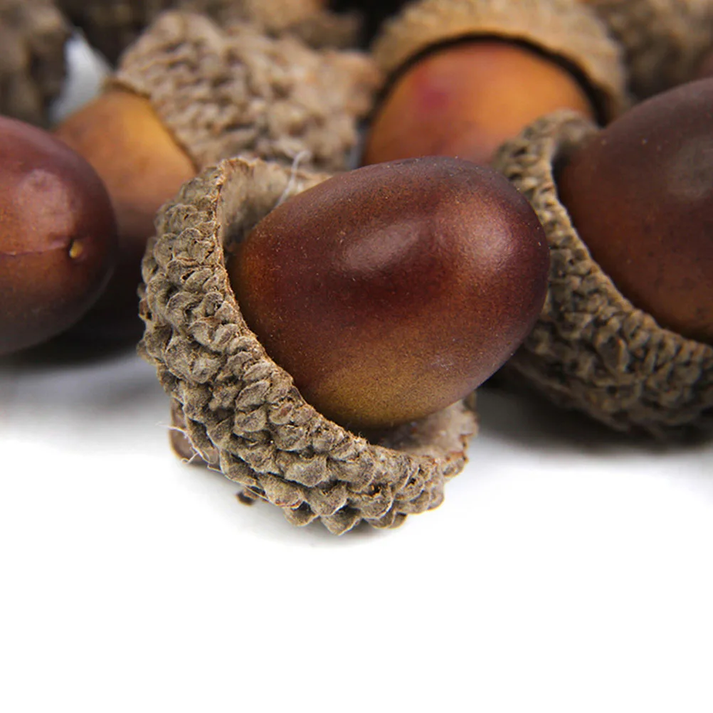

Artificial Acorn naments Foams Xmas Pendants Christmas Decor Simulated Acorns Tree Hanging Decorations