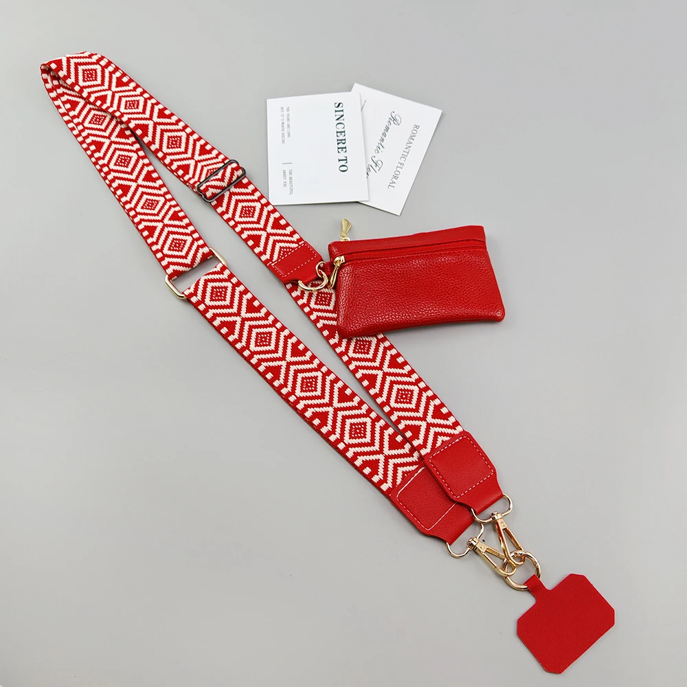 Adjustable 2-in-1 Mobile Phone Lanyard Strap, Gift
