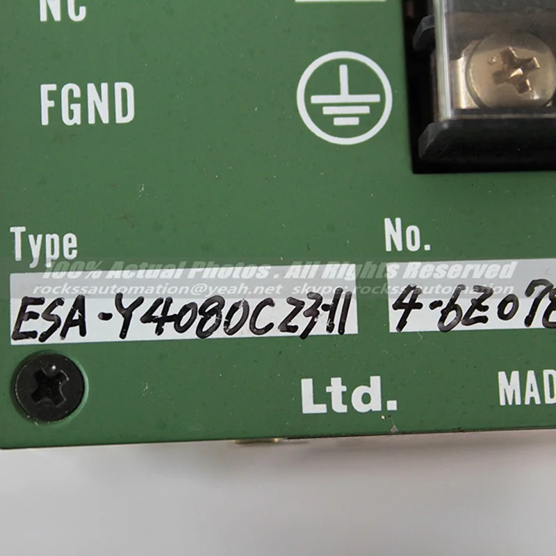 Servo Drive ESA-Y4080C23-11 Used In Good Condition