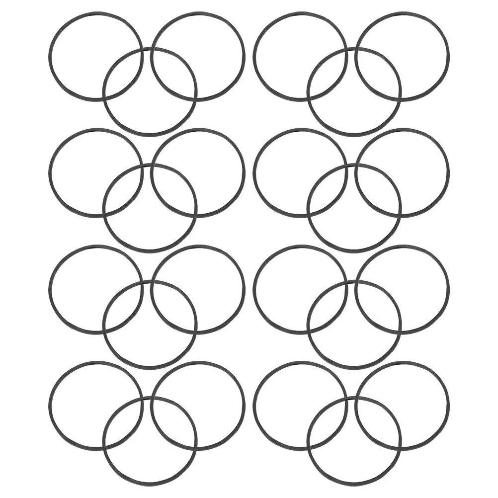 

200Pcs Black Rubber Elastic Bands Tattoo Machine Replacement Highly Elastic Tattooing Accessories for Stable Performance