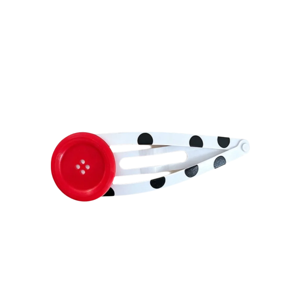 Big Buttons Extra-large Hair Clips Super Big 4-eyes Backpack Decoration Hairpin INS Polka Dot Curtain Clip Children's Toys