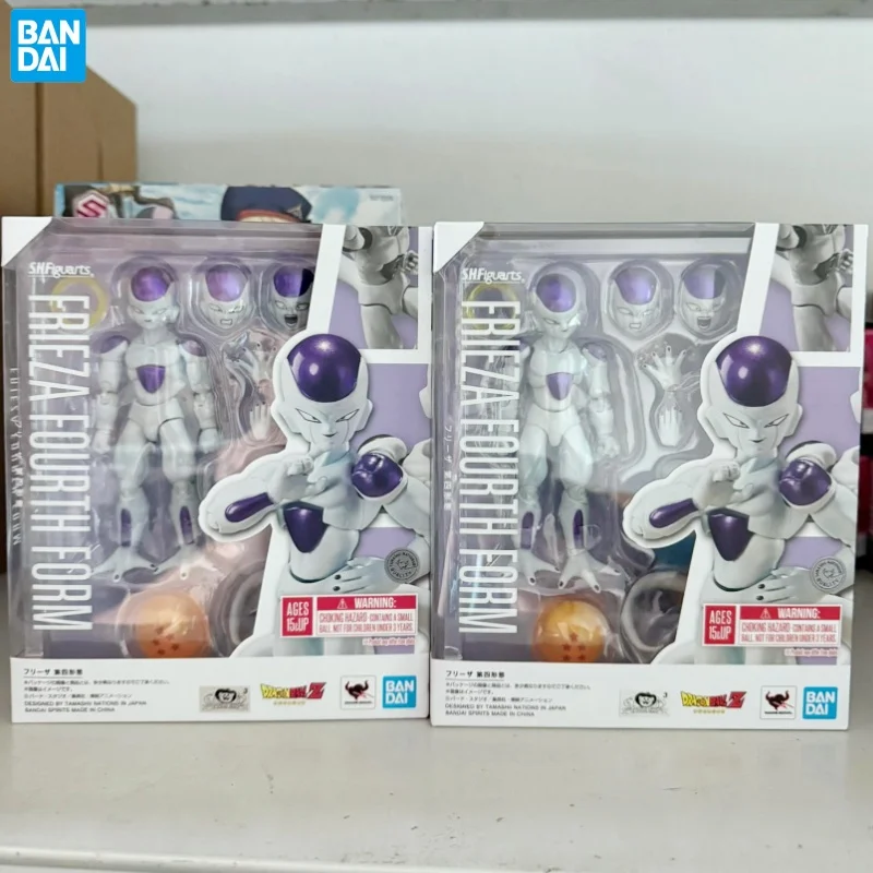 

100% Оригинальная фигурка Bandai S.H.Figuarts SHF Dragon Ball Z Фриза в четвертой форме, аниме-фигурка, модель, игрушка, коллекционный подарок