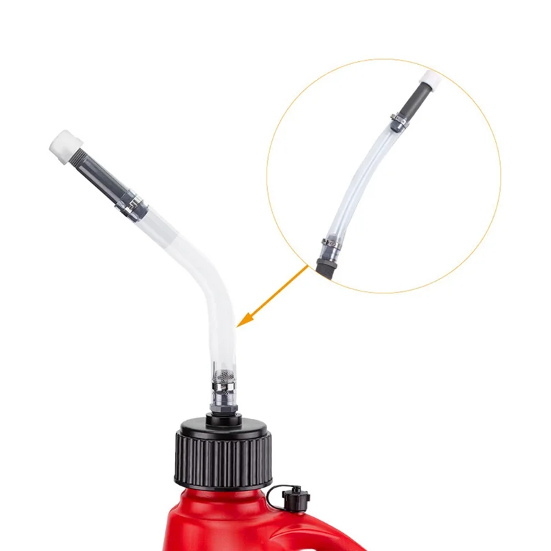 

ABYN-Racing топливный кувшин, сменный шланг, носик газового баллона для 5 галлонов с улучшенной конструкцией фильтра, 3 шт.