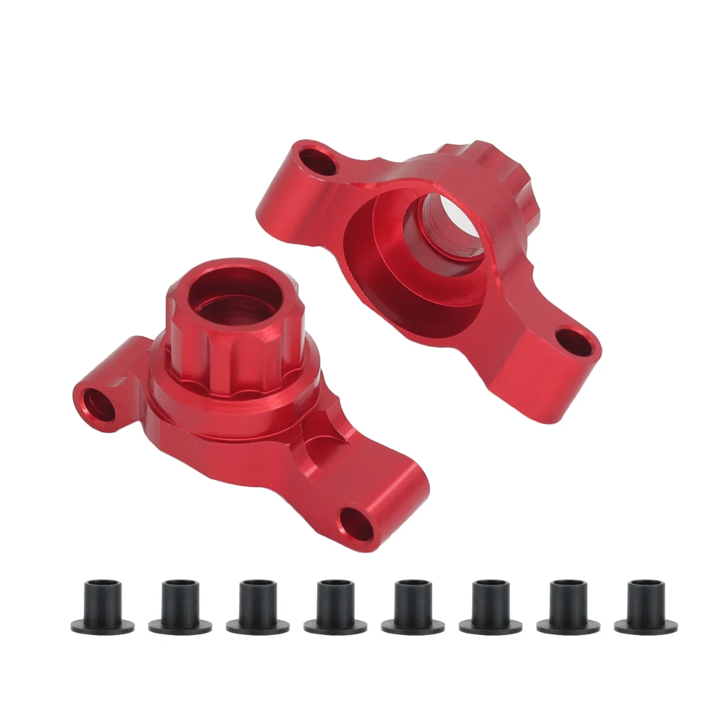 Taza de dirección trasera TAMIYA TT02, piezas de mejora de Metal para piezas de TT-02 de coche RC