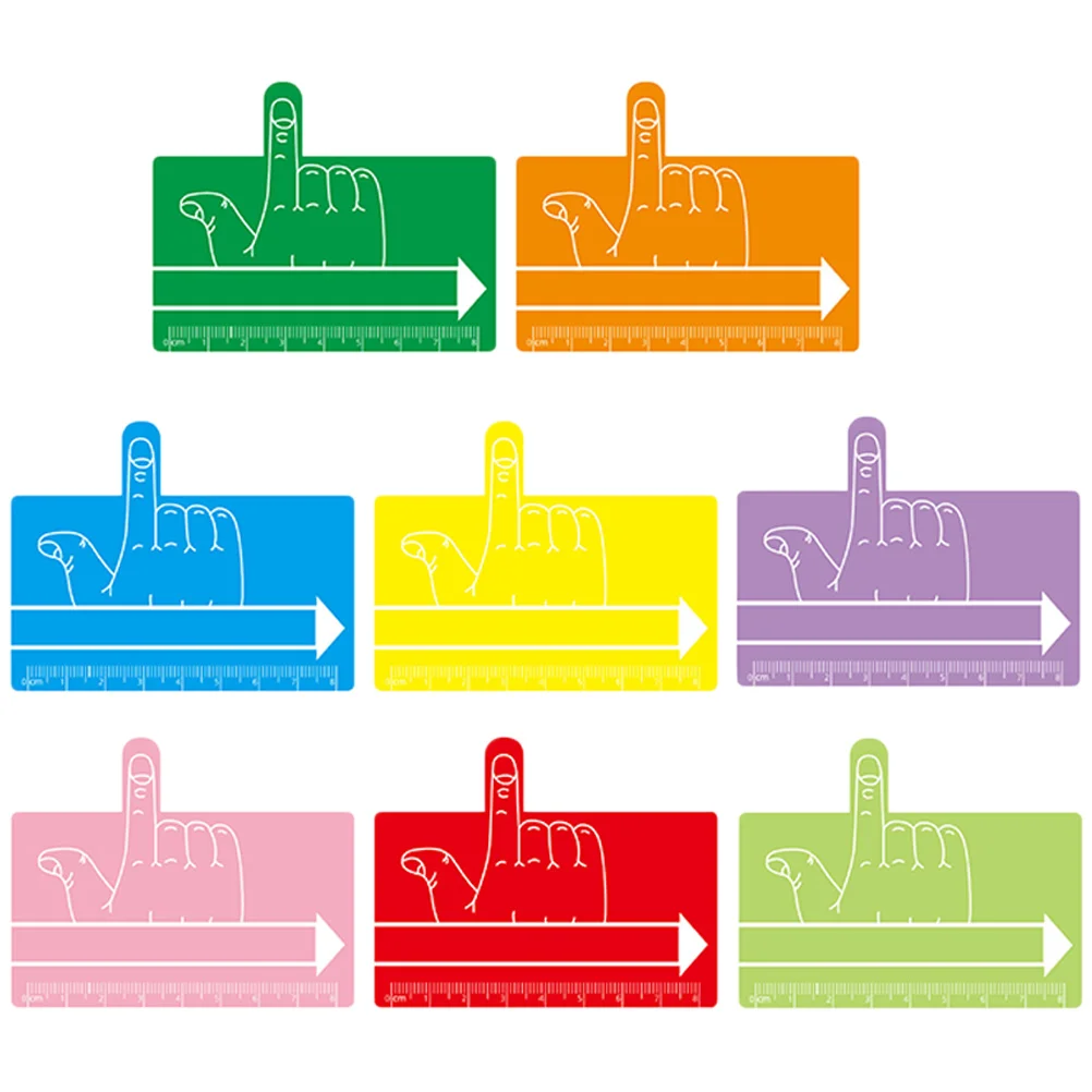 8 Pcs Strip Handwriting Tool Bookmark Child Tracker Reading Pointers Abs Dyslexia Supplies